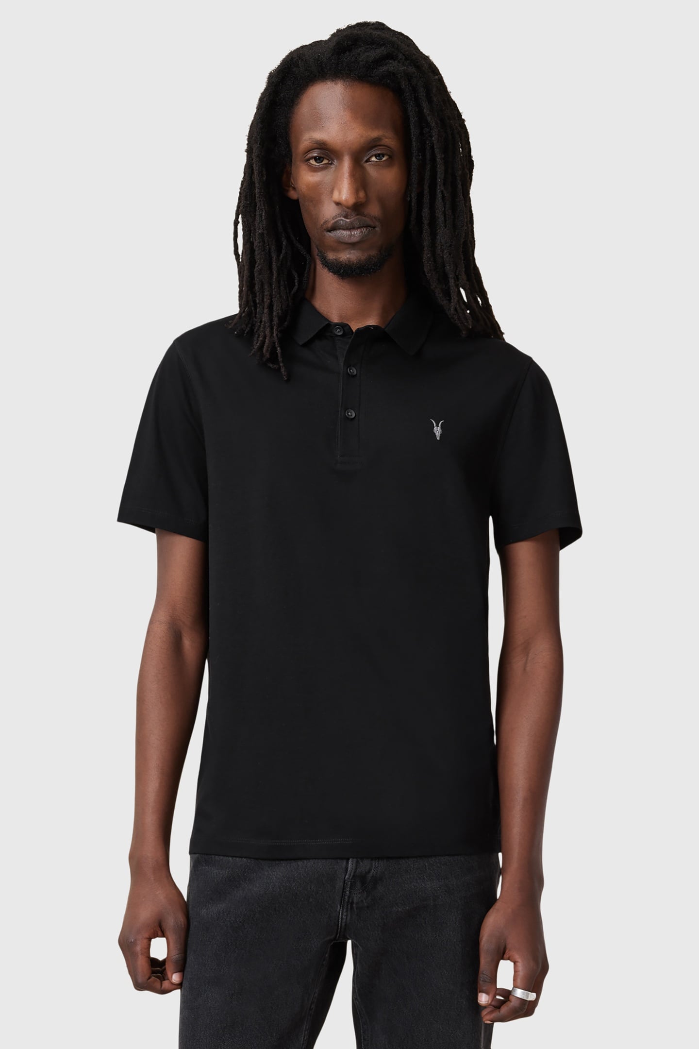 REID SS POLO JET BLACK 5