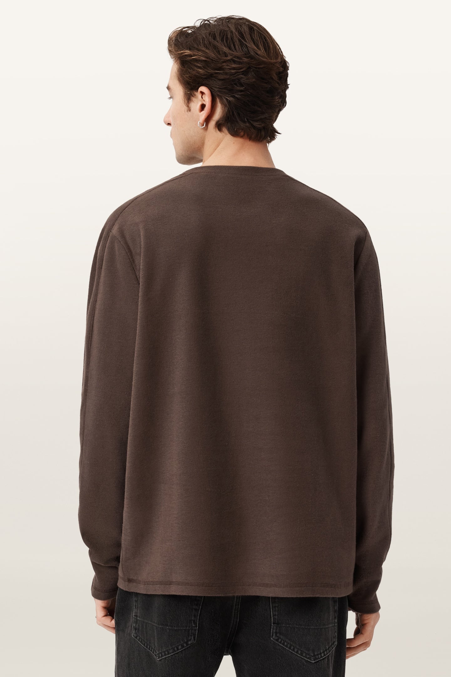 ROWE LS CREW BITTER BROWN 3