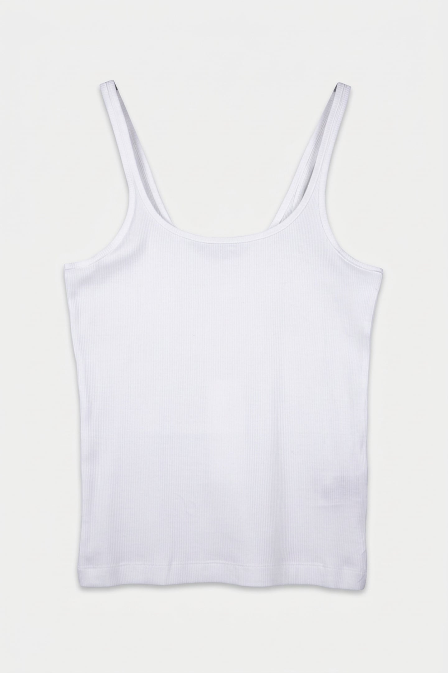 INGE CO RIB TANK WHITE 3