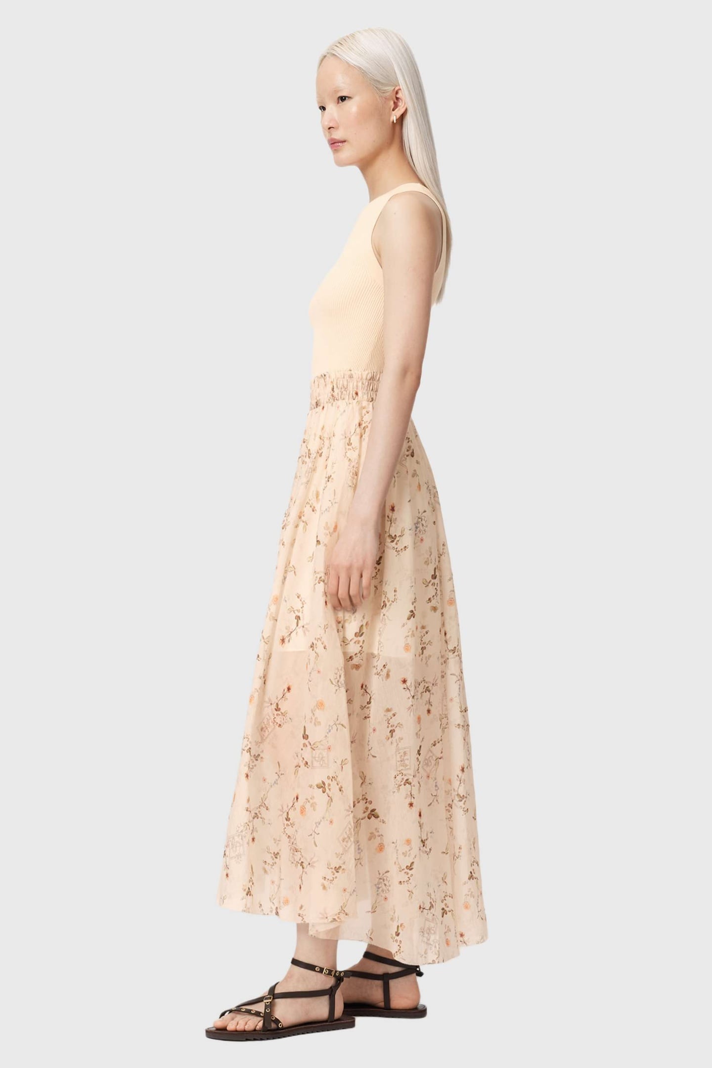 ZENIA DRESS CARMEL OFF WHITE 5