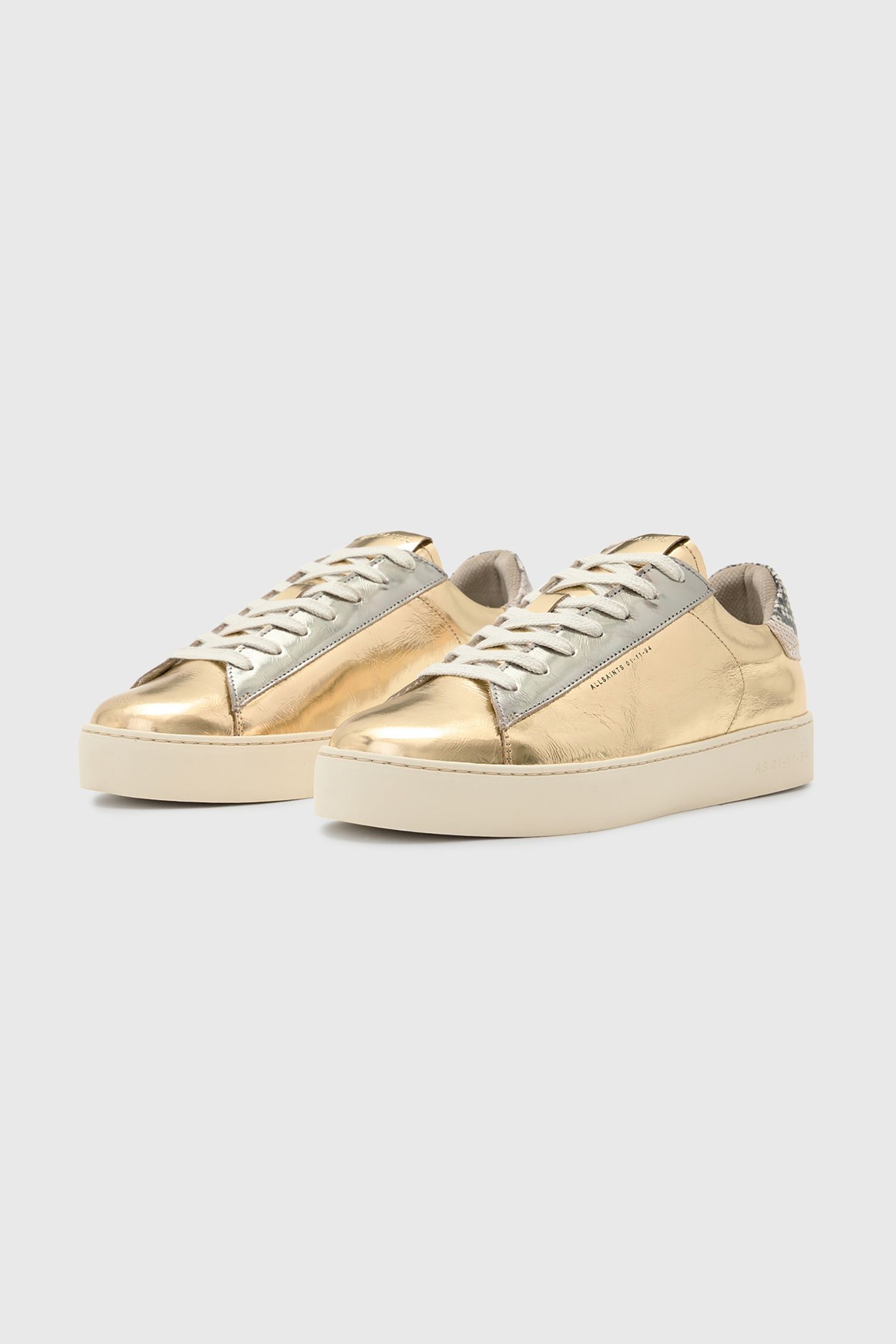 SHANA MET SNEAKER GOLD/SILVER 2