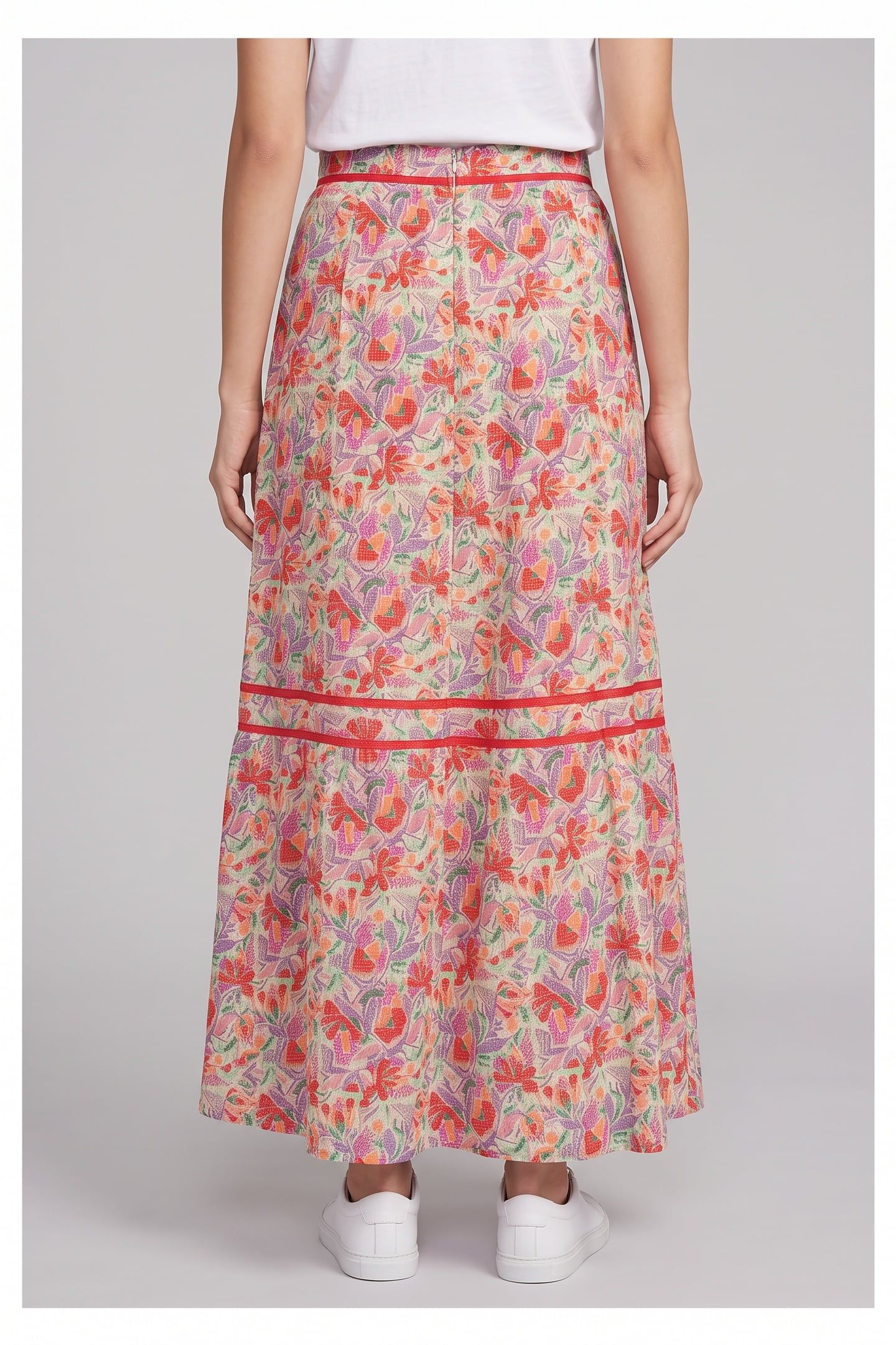 LONG SKIRT ECRU 2