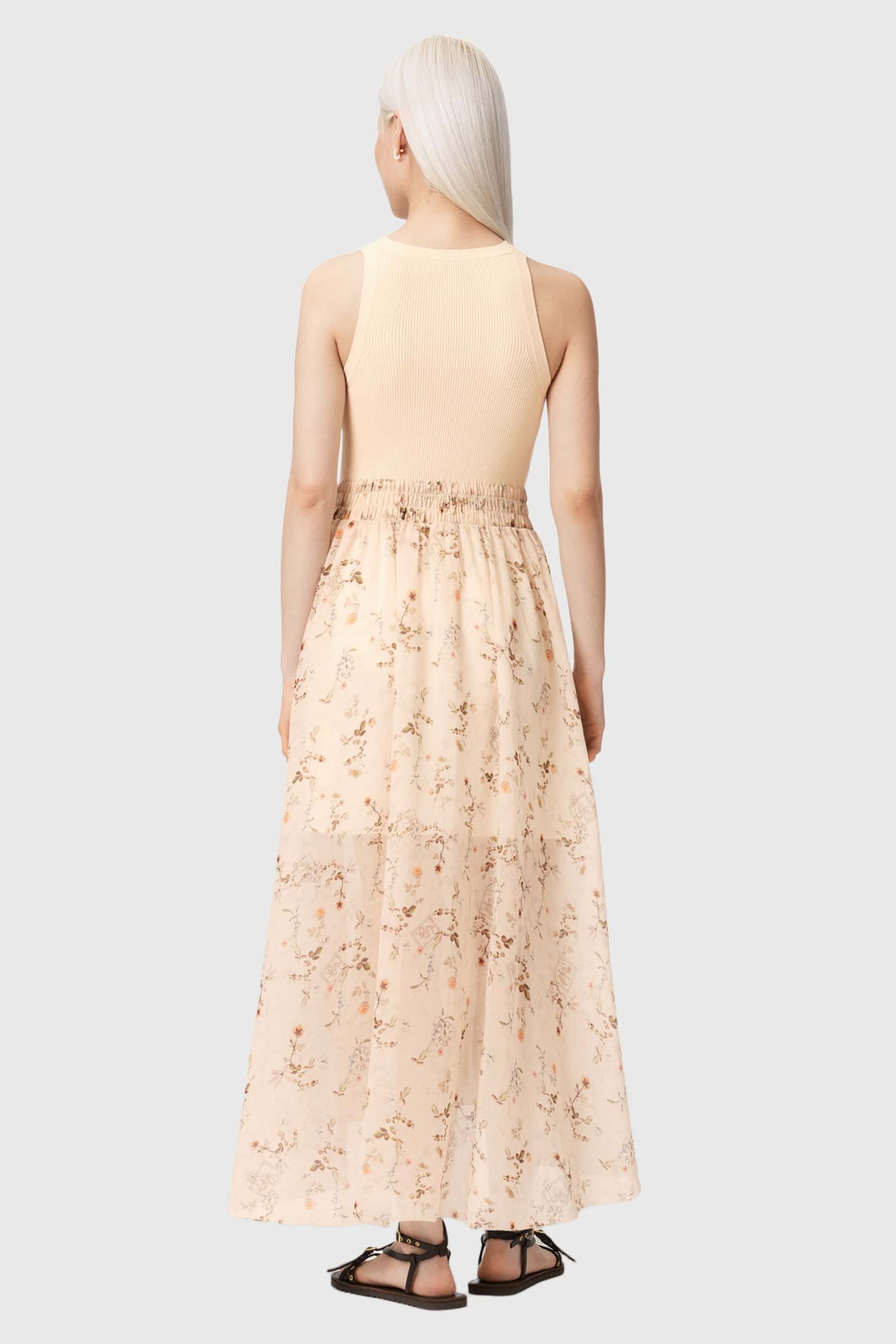 ZENIA DRESS CARMEL OFF WHITE 3