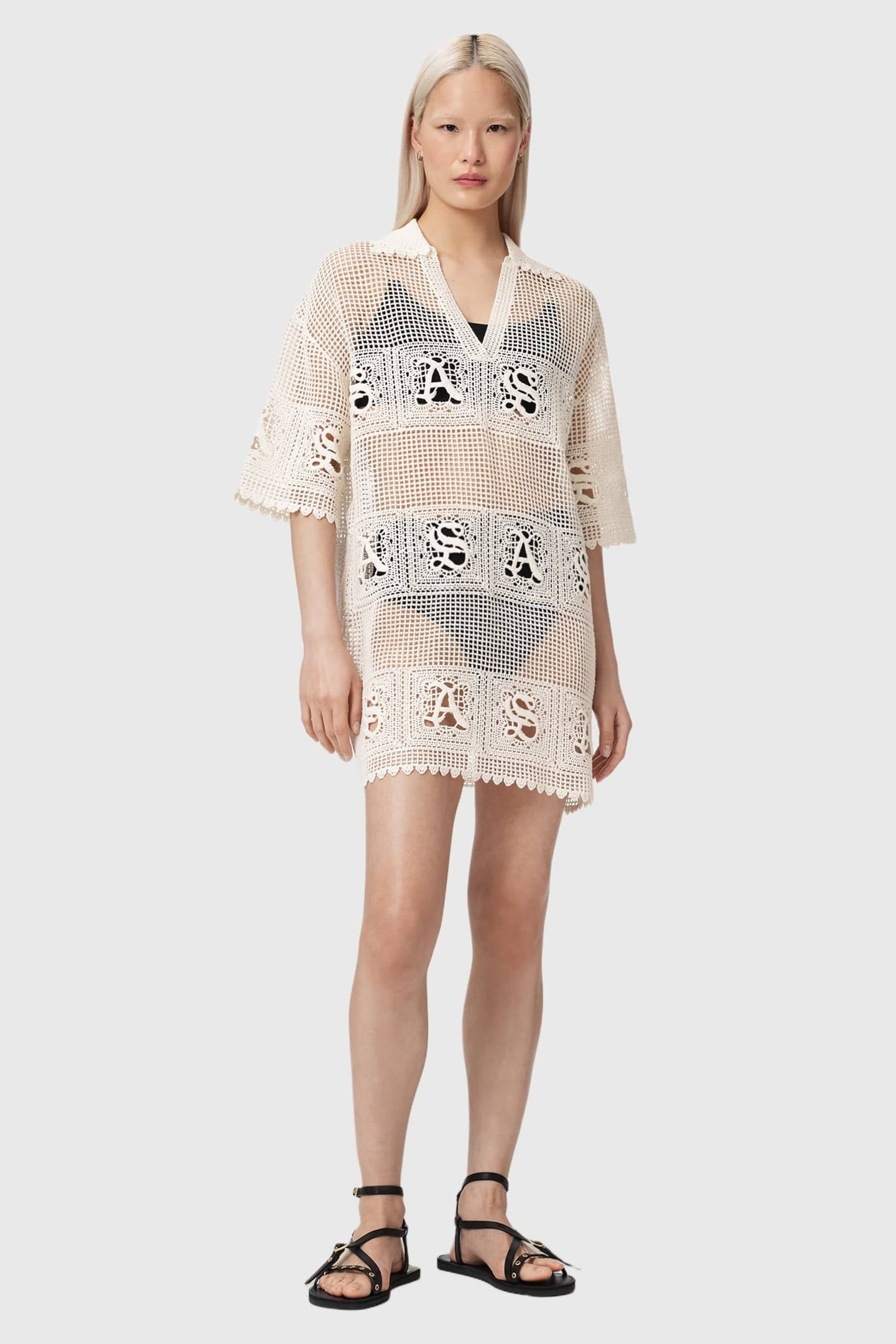 KYRA MINI DRESS CHALK WHITE 2