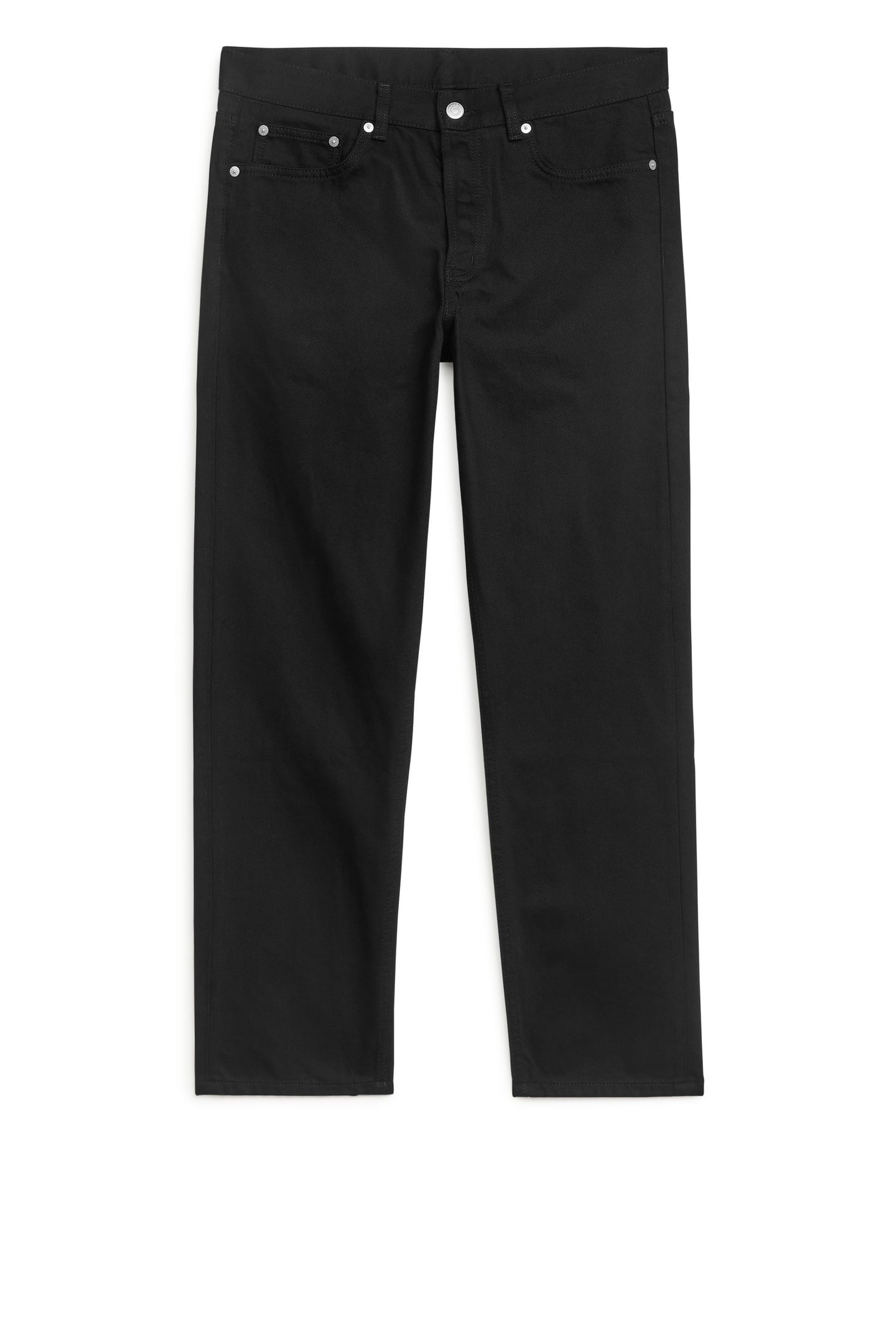EDDIE REGULAR CROP FIT DENIM BLACK 3
