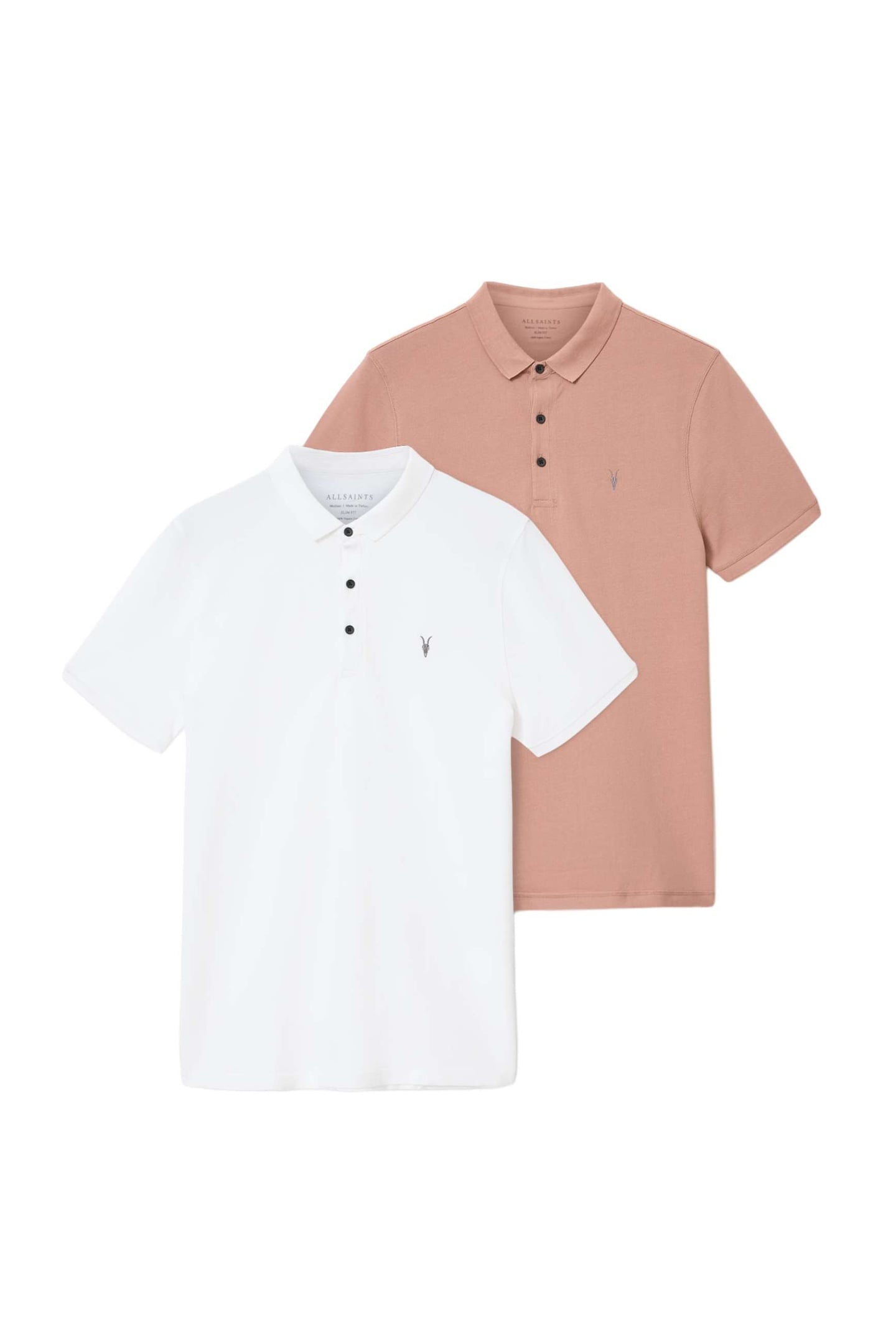 REFORM SS POLO 2 PAC PINK/OPTIC WHITE 1