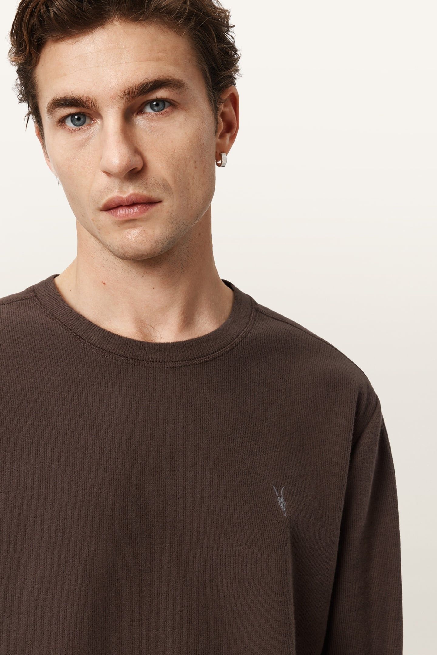 ROWE LS CREW BITTER BROWN 6