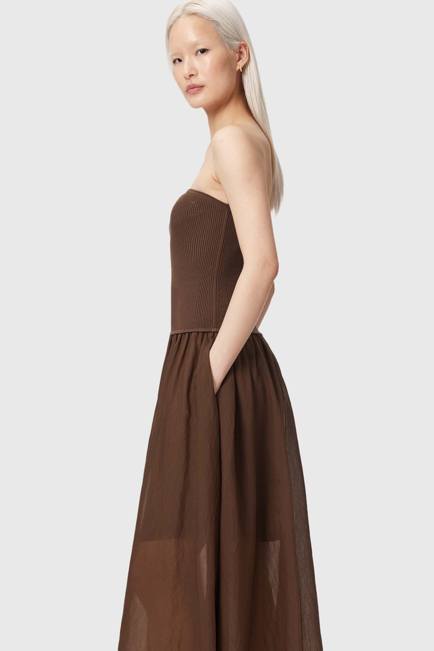 TEGAN DRESS PENNY BROWN 5