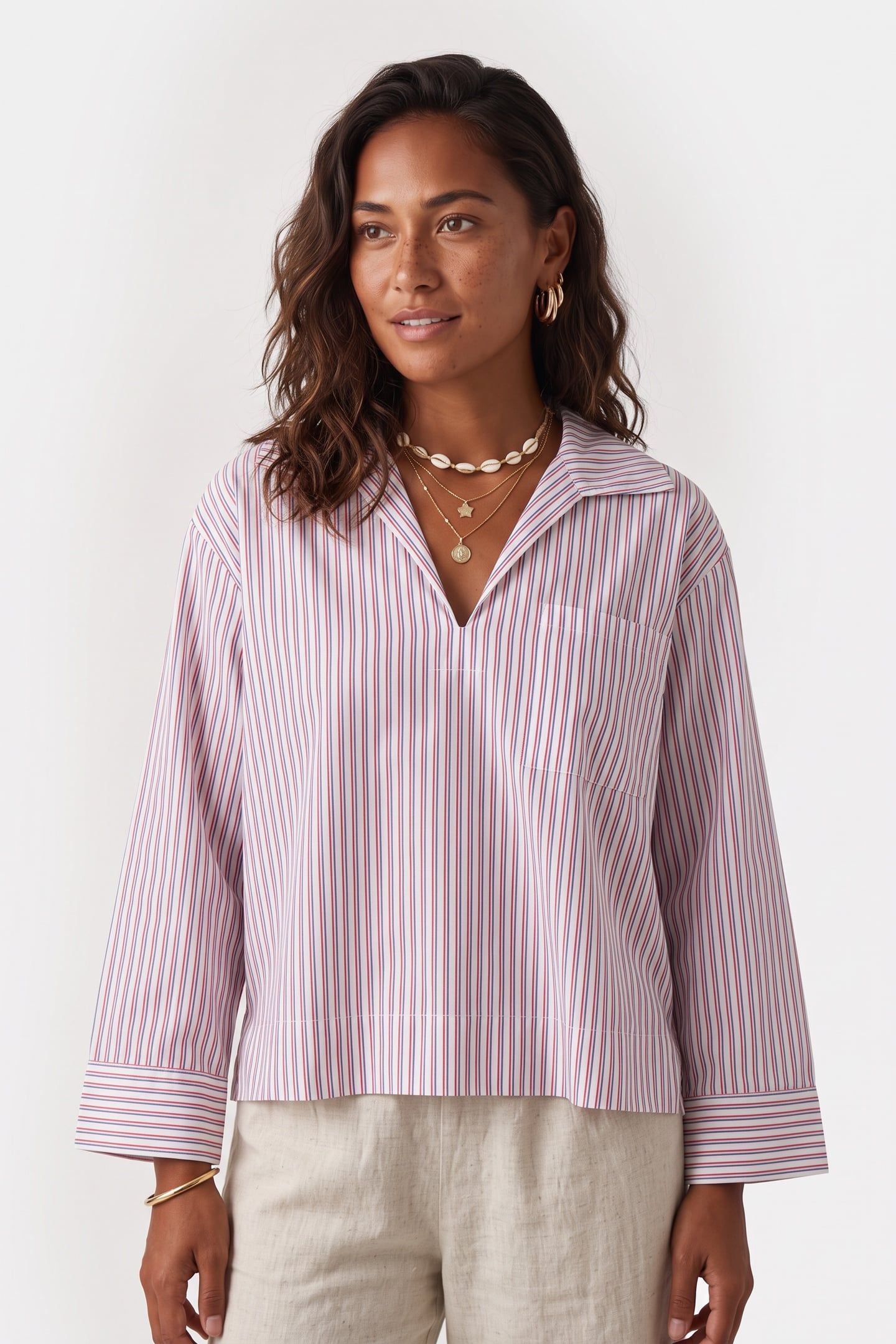 ILORA SAILOR SHIRT RED 1