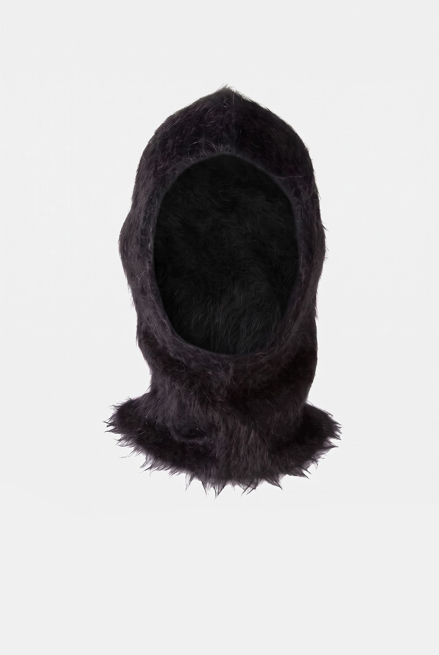 ANI HAIRY HOOD BLACK 3