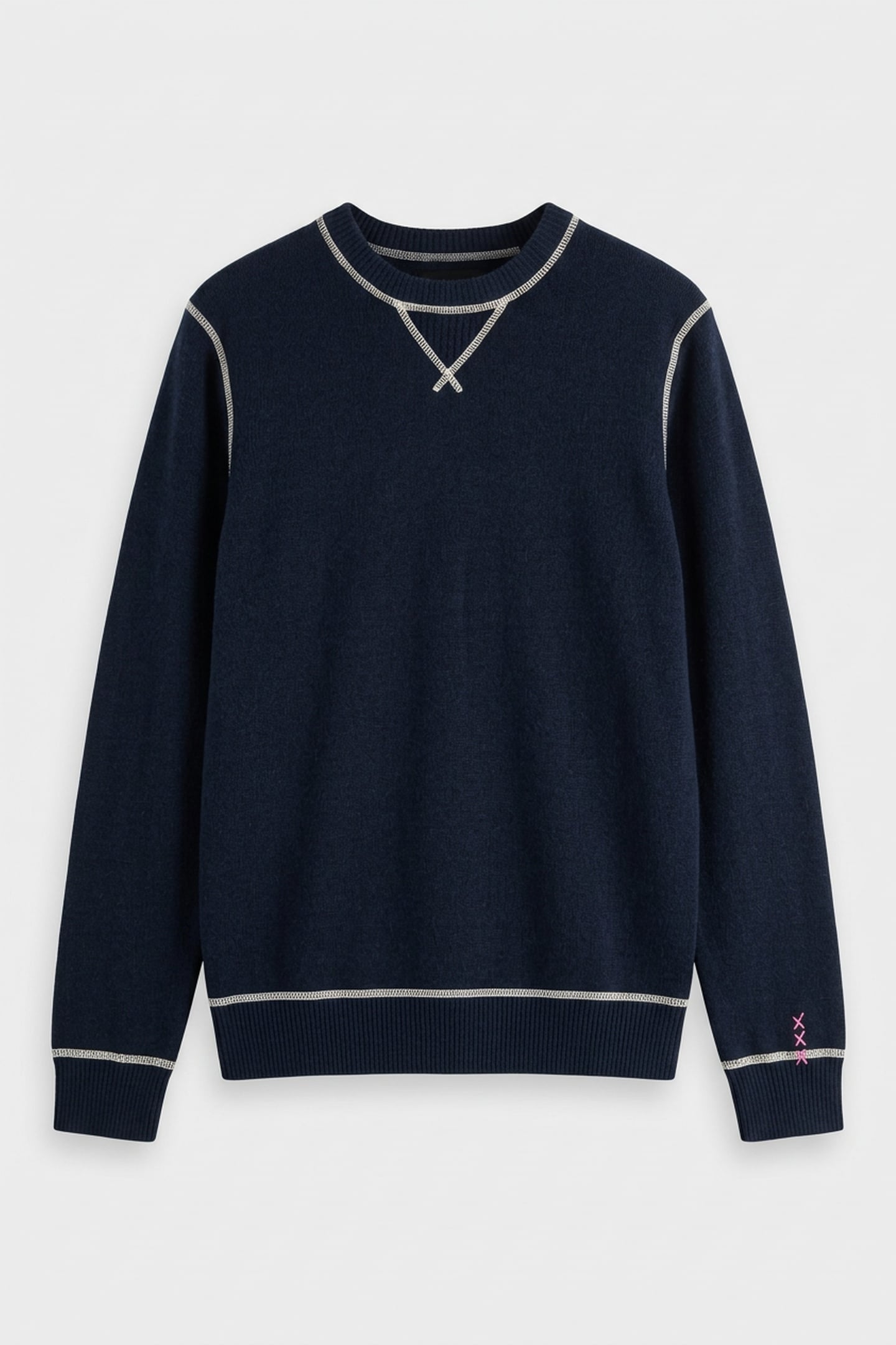 SOFT KNIT CREW NECK REGULAR-FIT PULLOVER SKY CAPTAIN 3