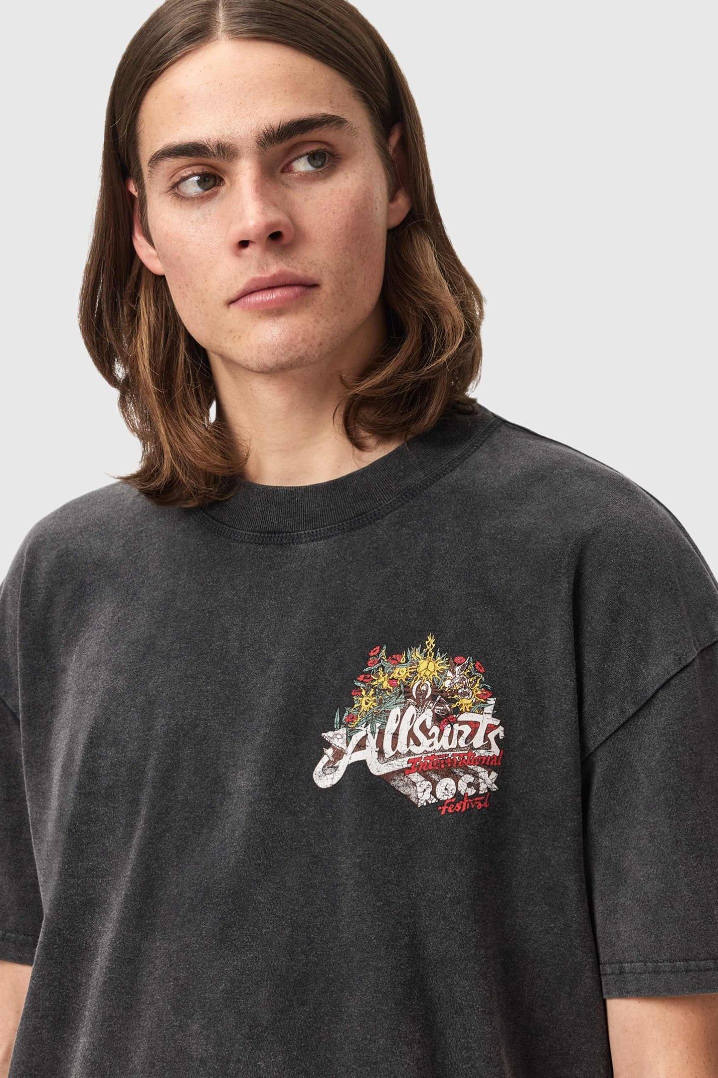 ROQUE SS CREW WASHED BLACK 8