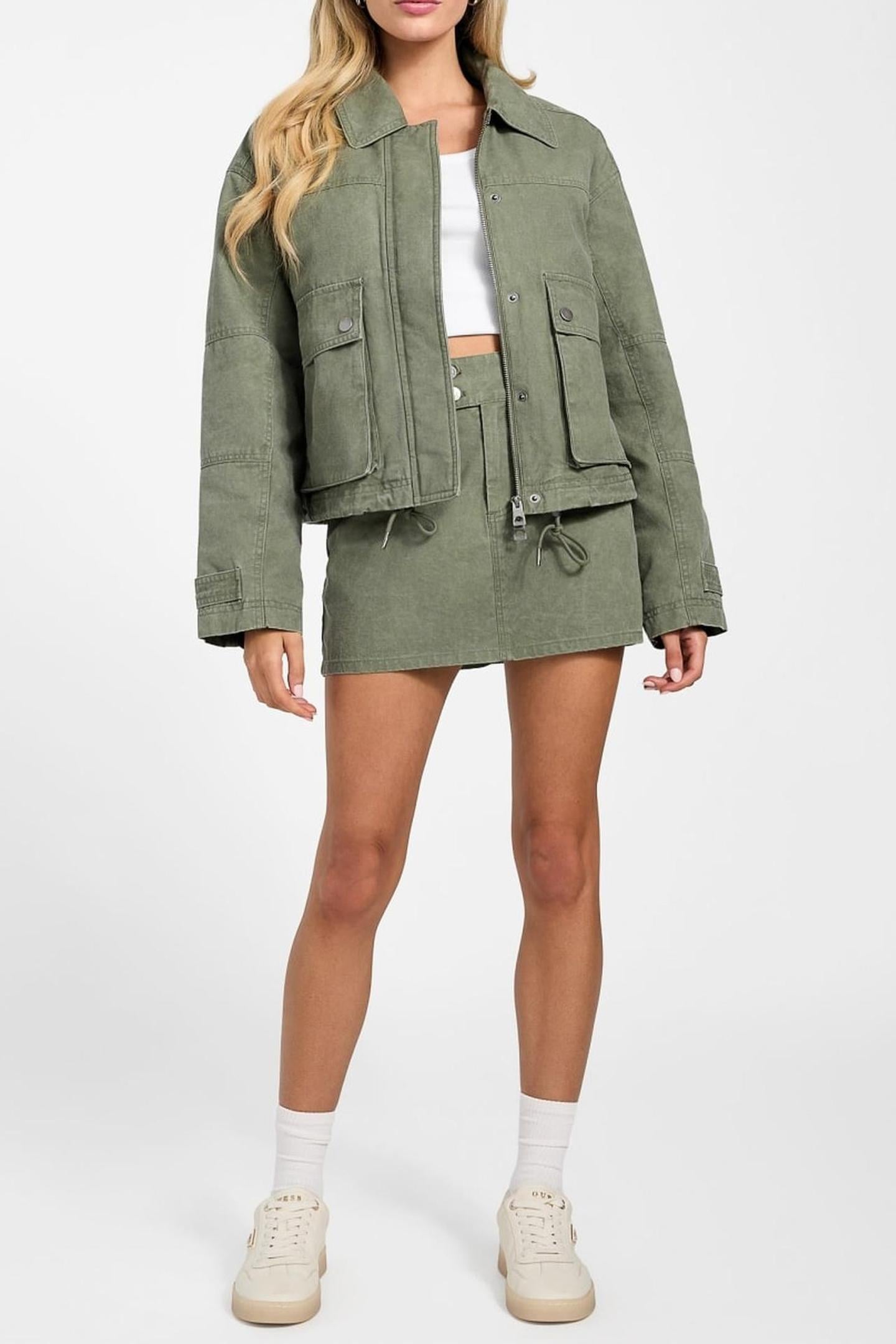 LS MYLES CROPPED FIE GREEN DEPTHS MULTI 5
