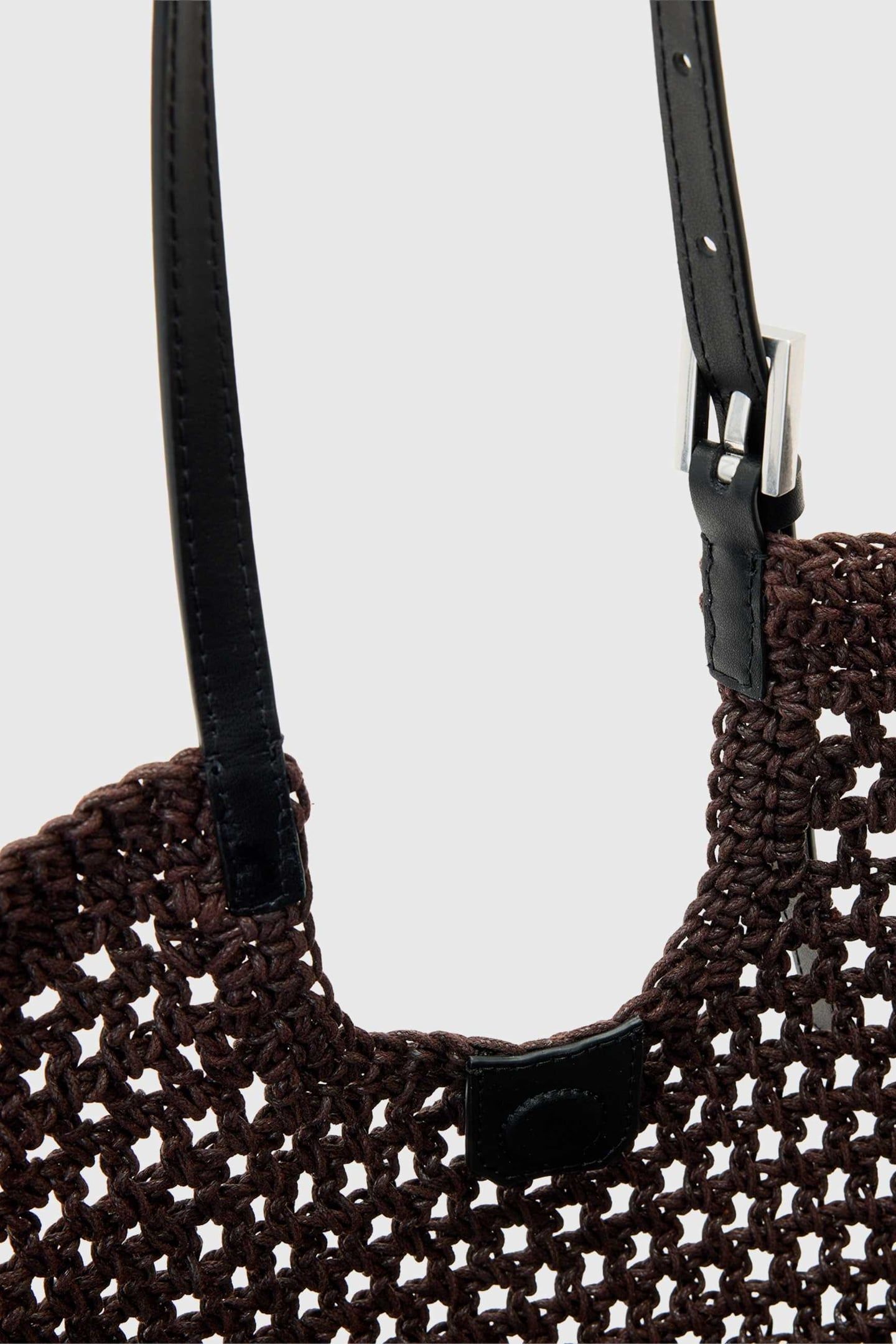 ARA CTN KNT E/W TOTE BURNT UMBER RED 8