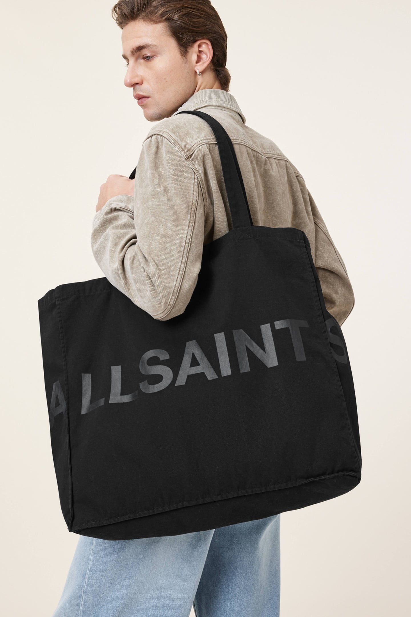 LARGE BIGGY TOTE BLACK 4