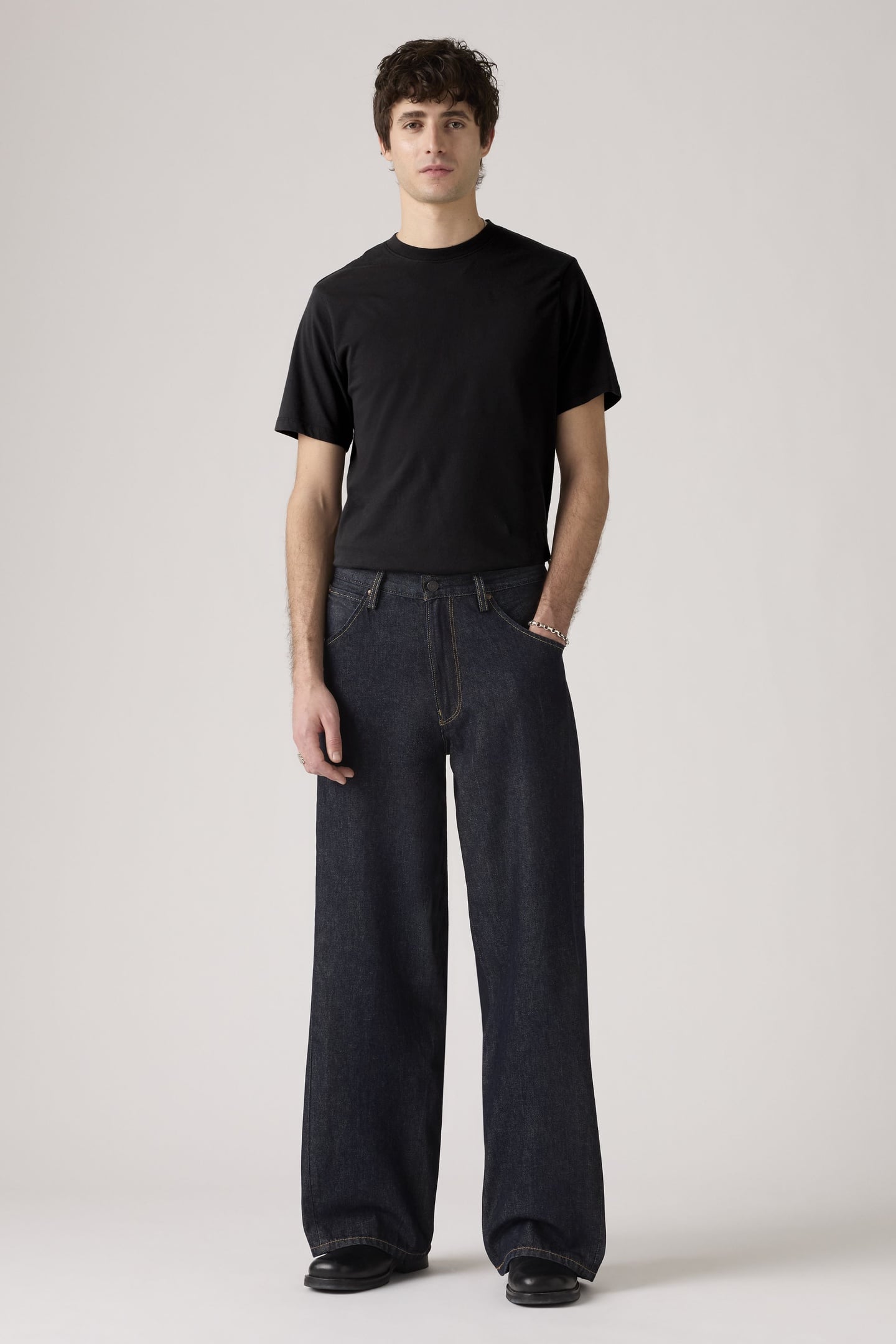 TWISTED BAGGY WIDE JEANS 1