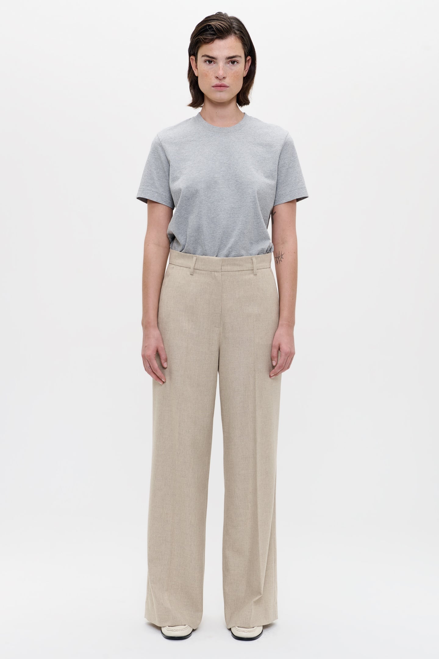 WOOL MIX MASON-2 PANTS EVEREST 1