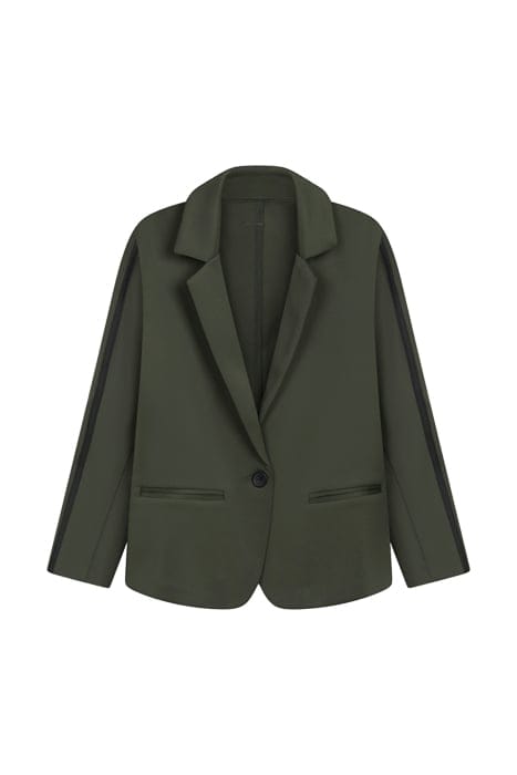 GIRLS REED BLAZER DARK ARMY 1