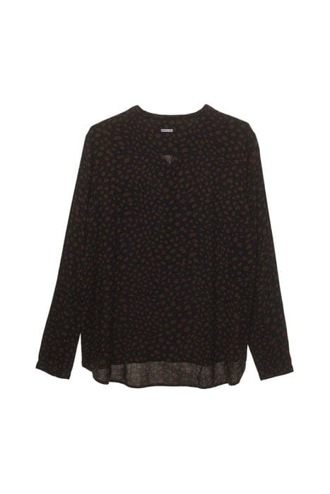 GIRLS ASH BLOUSE BURNT BORDEAUX 2