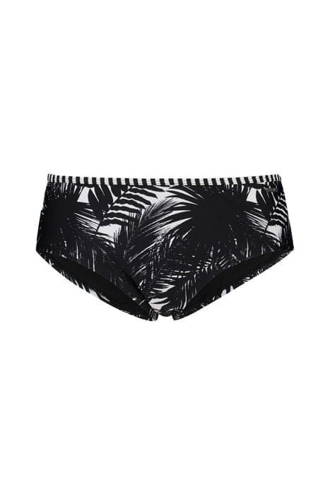 LADIES HIPSTER GRAPHIC LEAVES SNOW WHITE 1