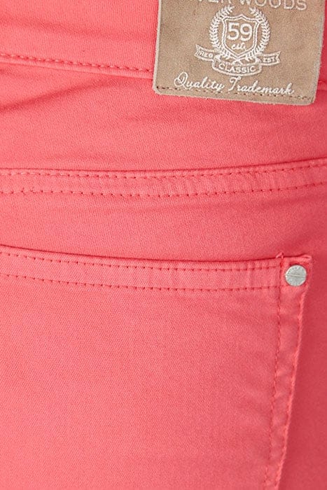 FITTED PANTS WITH EMBROIDERY PINK 4