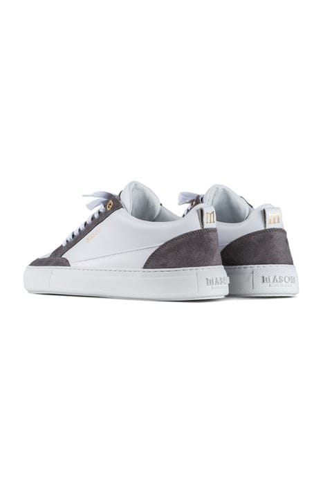 TIA SUEDE / LEATHER WHITE/GREY (PS-7A) 3