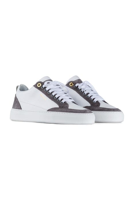 TIA SUEDE / LEATHER WHITE/GREY (PS-7A) 4