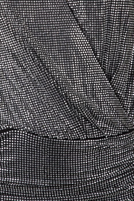 GASTONE ABITO TULLE FULL STRAS BLACK/CRYSTAL 8