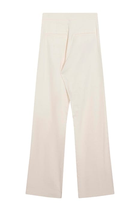 APEMAYA PANTALONE TELA DI LINO SWAN WHITE 2
