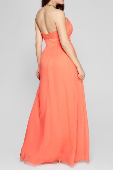 MARCIANO BY GUESS SMITTEN GOWN PEACH FLOWER 4