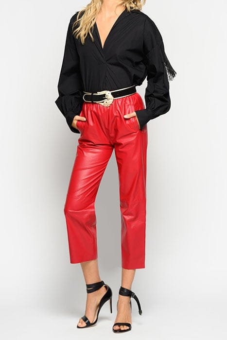 VEGETARIANA 3 BLUSA POPELINE S BLACK 4