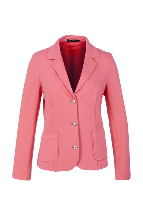 FLEECE BLAZER APPLIED POCKET PINK 1
