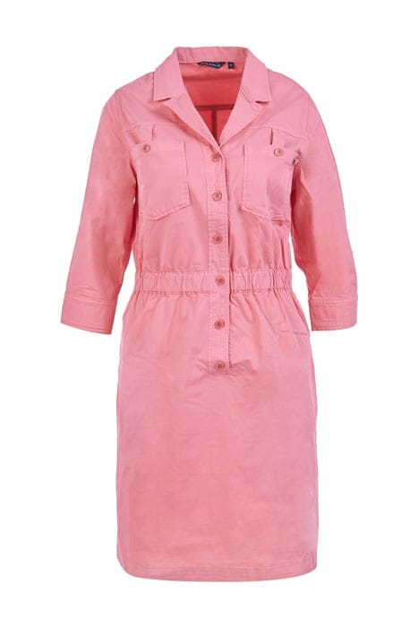 DRESS WITH ELATIC WAIST PINK 1