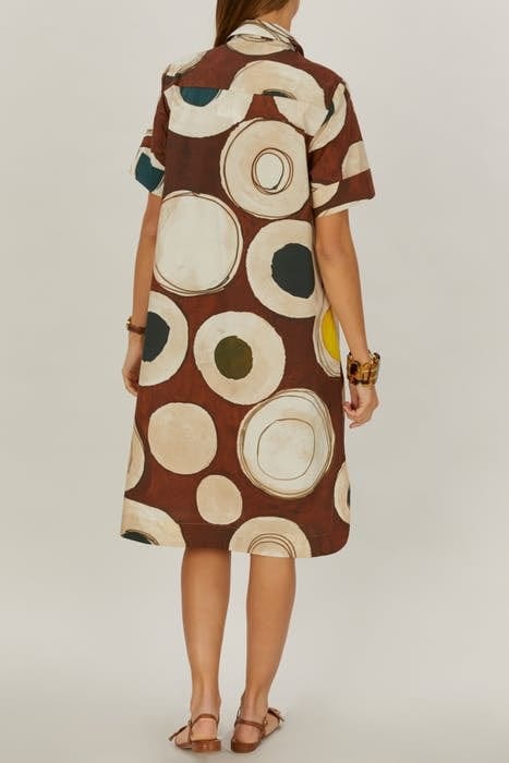 A-LINE DRESS BROWN 4