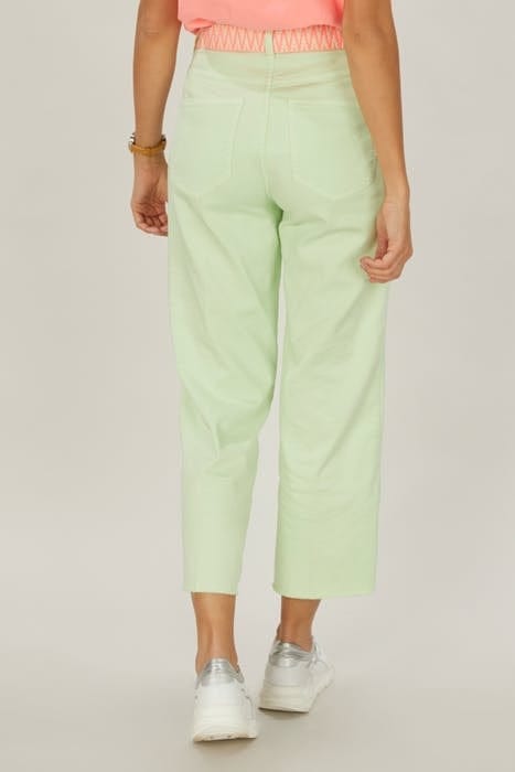 MID HIGH WAIST WIDE LEGS GREEN 4