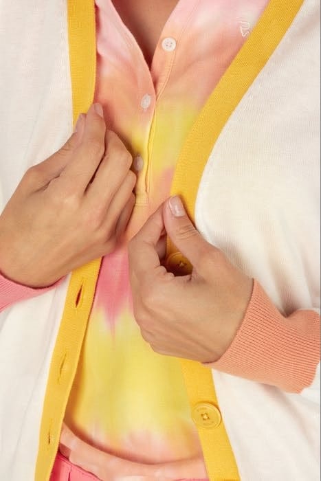 MULTICOLORED CARDIGAN BASE OFF WHITE 3
