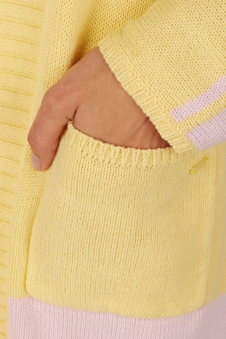 CARDIGAN STRIPE LS DETAILS YELLOW 3