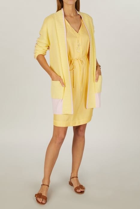 CARDIGAN STRIPE LS DETAILS YELLOW 4