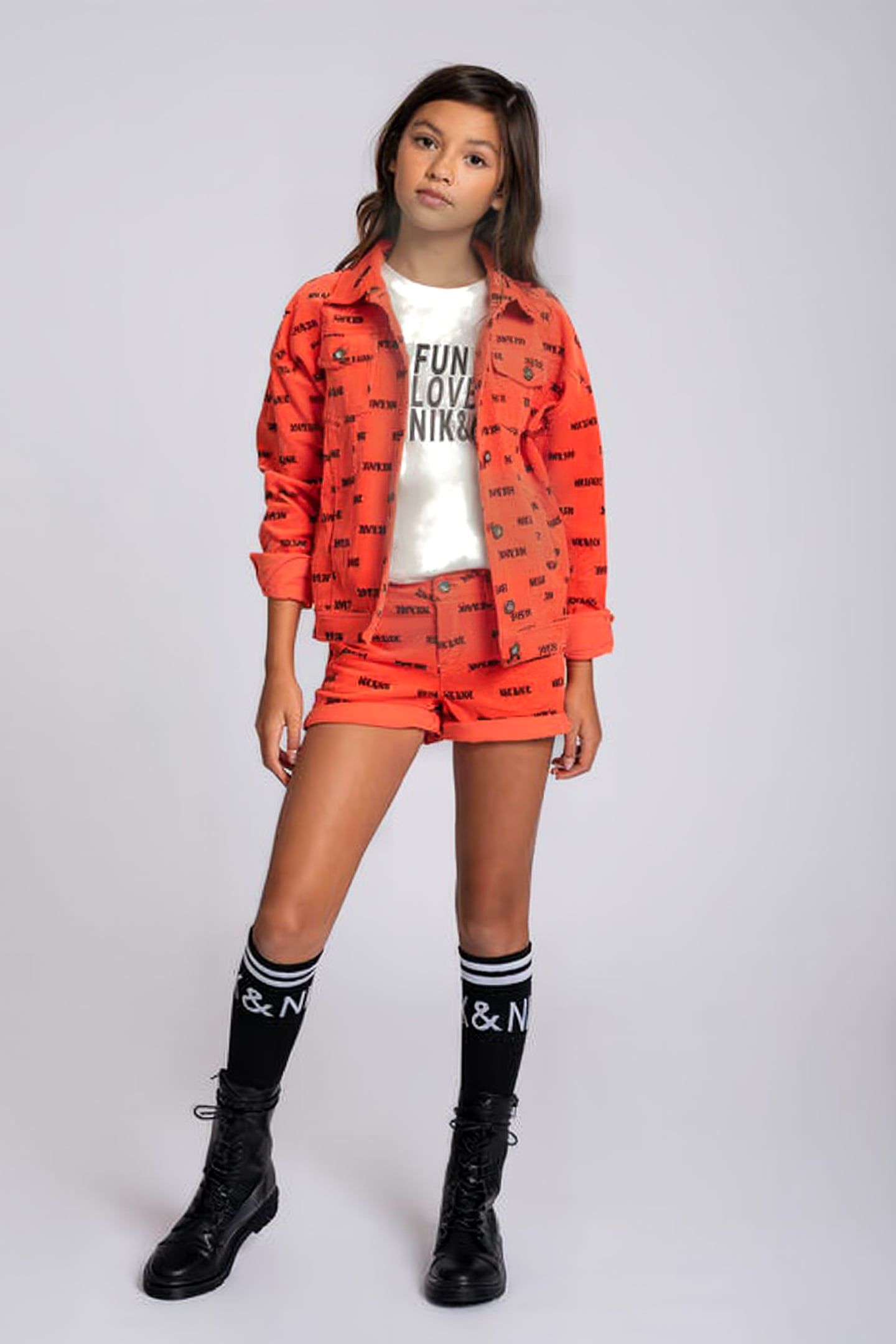 CORI SHORTS CORAL RED 3