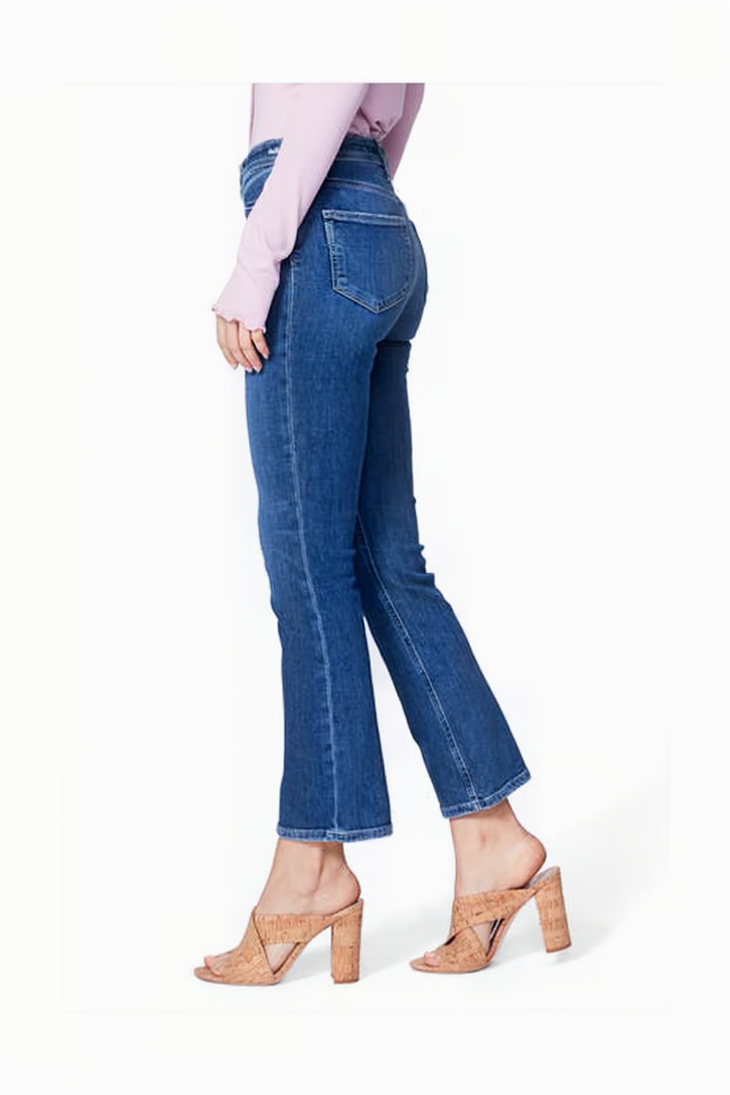 CLAUDINE ANKLE FLARE ROADIE DISTRESSED 3