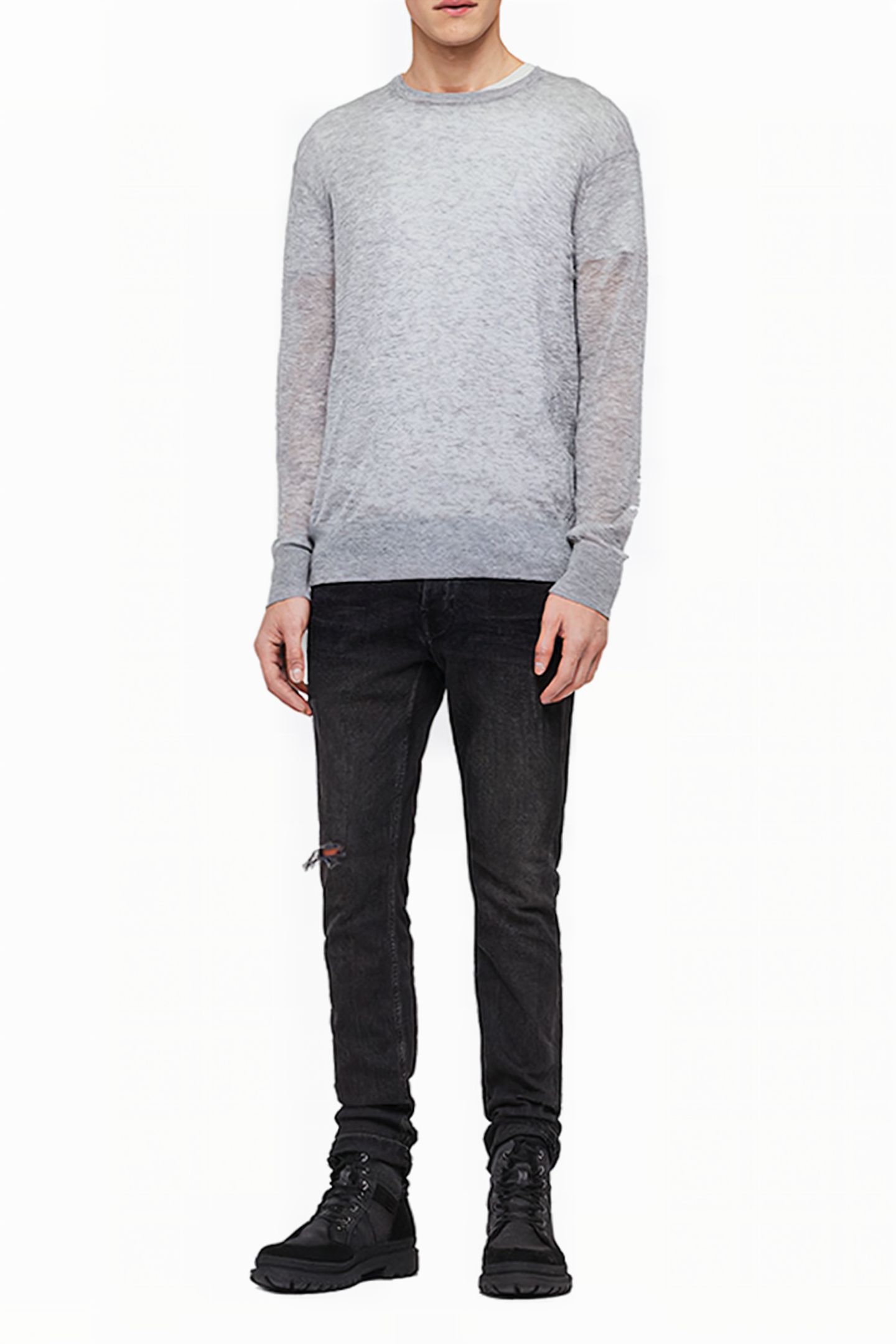 REKK CREW GREY MARL 2