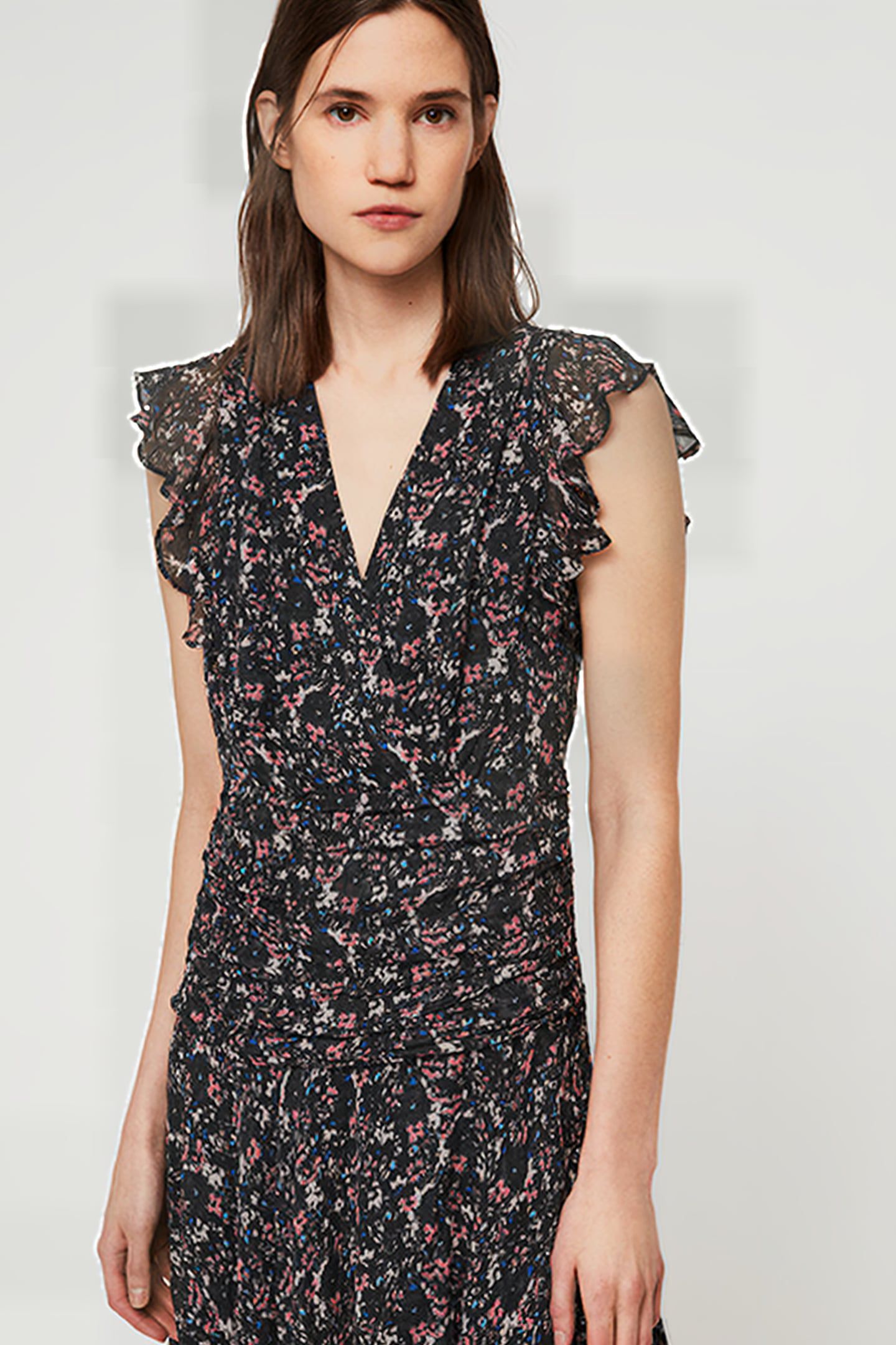 CARIS SKETCH DRESS BLACK 2