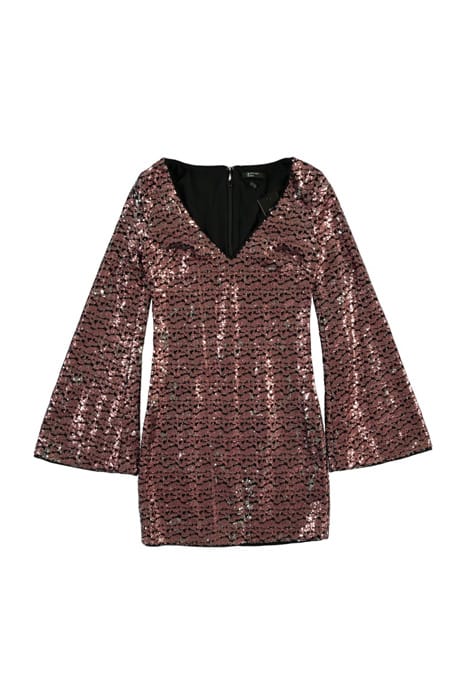 MARCIANO BY GUESS FLASHBACK SEQUIN DRE ROARING RED MULTI 1