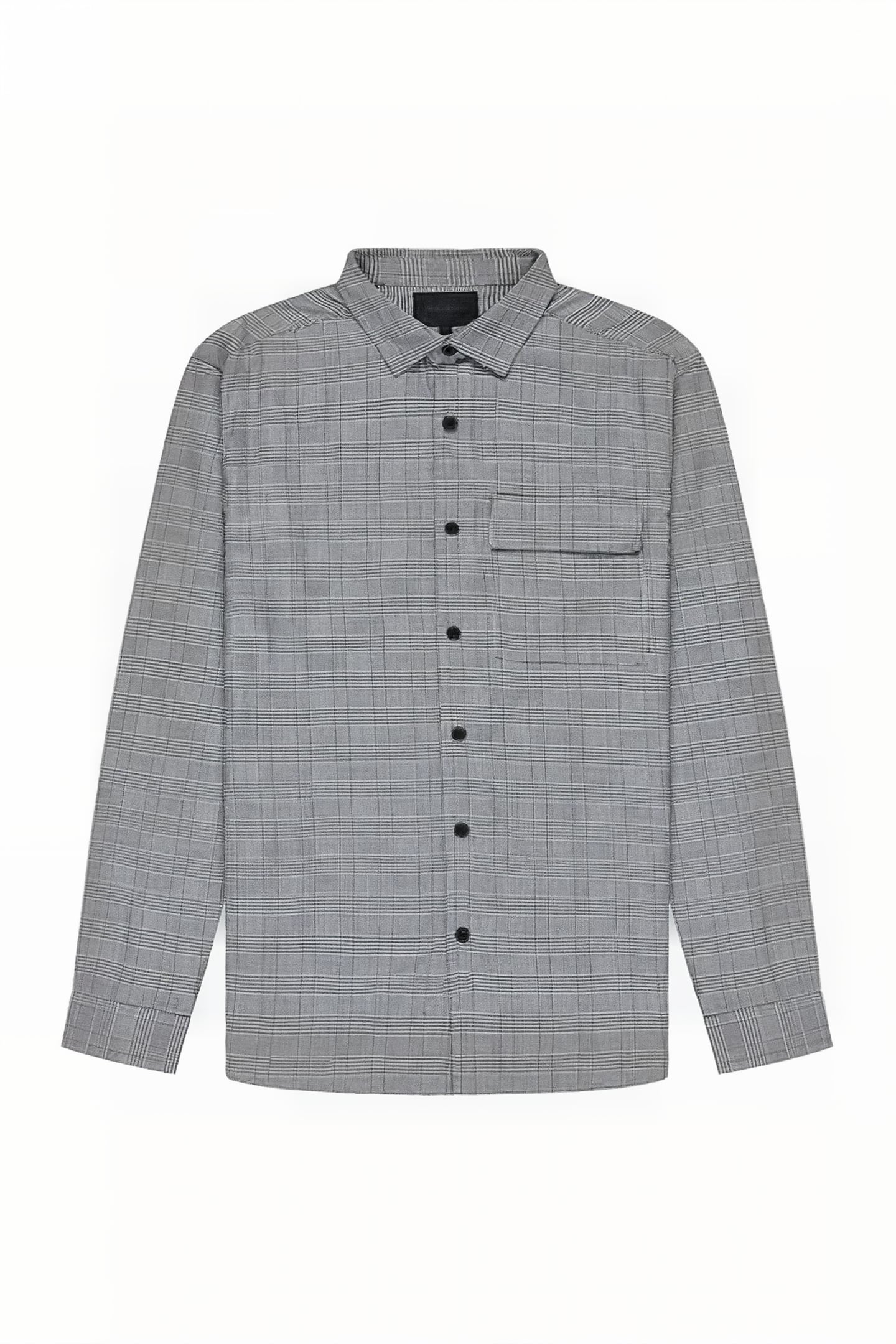 BLACK EAGLE POCKET SHIRT JET BLACK/ WHITE 4