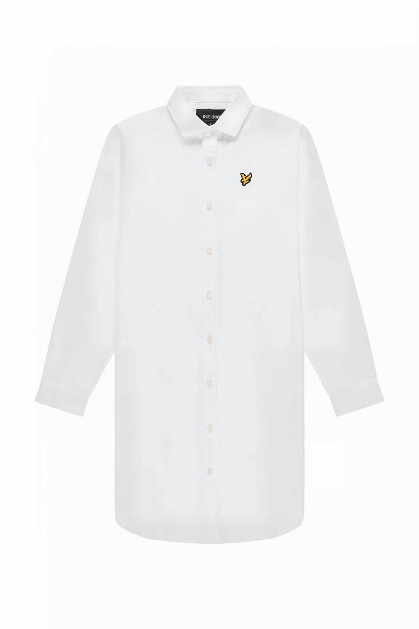 OVERSIZED SHIRT DRESS WHITE 5