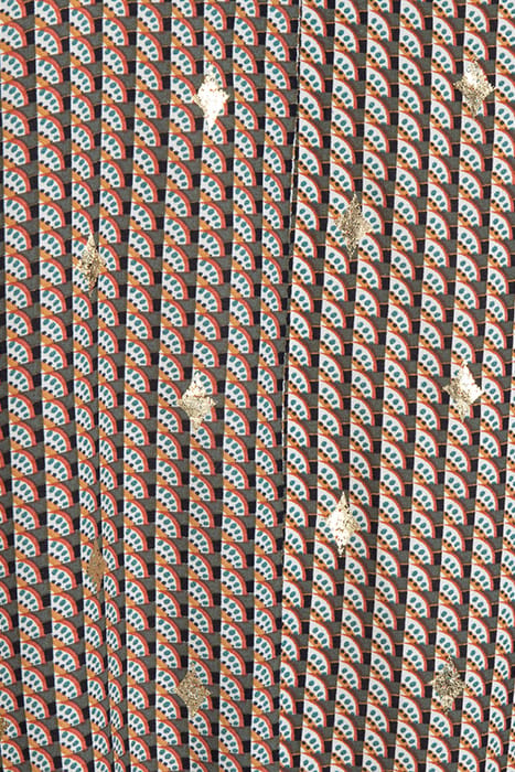 BLOUSE KNOT FOIL PRINT PRINT 3