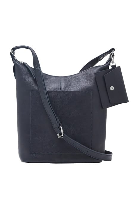 FERN LEATHER CROBODY DARK NAVY 1