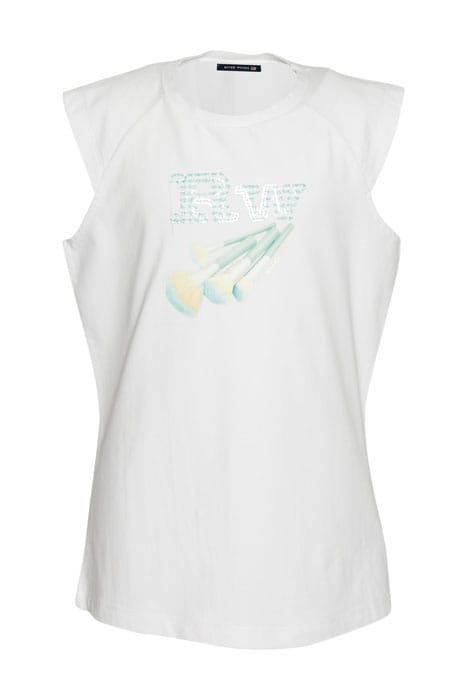 DOUBLE SLEEVE CREWNECK T-S SS WHITE 1