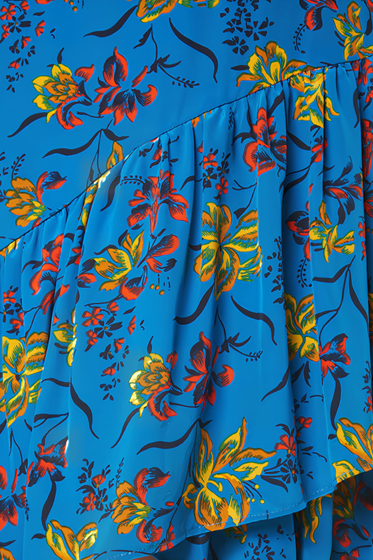 FLORENTIN MIDI SKIRT ULTRABLUE 4
