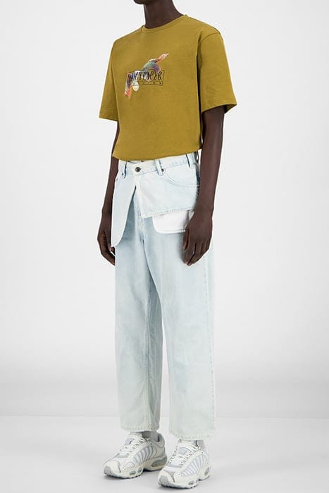 BLEACH DENIM HALART PANTS 3